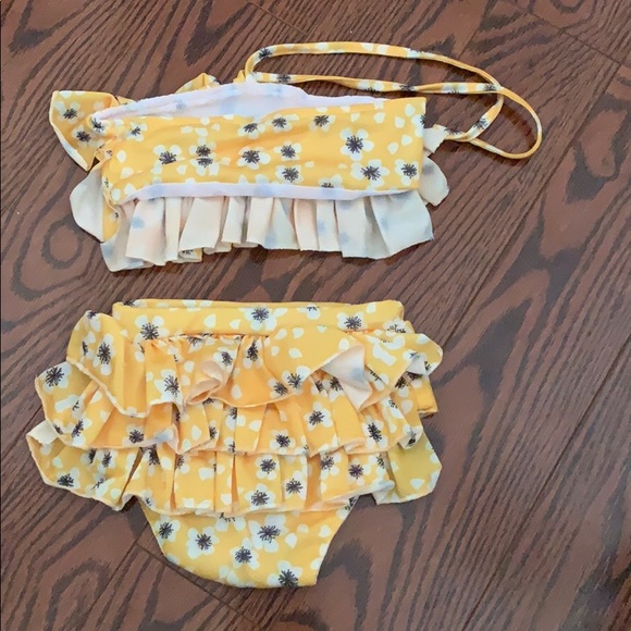 Cutest ruffle two piece bathing suit! - Picture 3 of 4